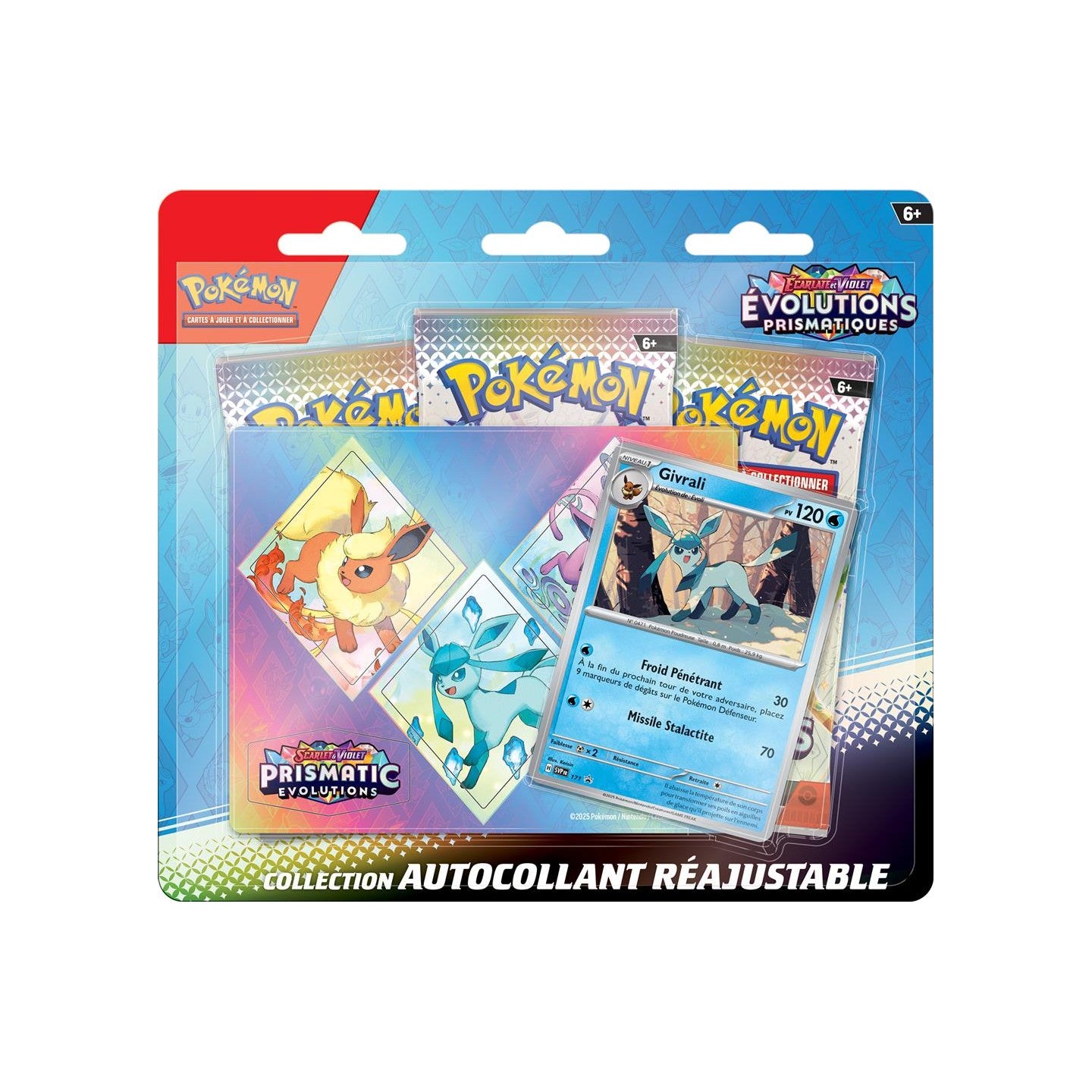 Collection Autocollant Réajustable EV08.5 Évolutions Prismatiques Givrali